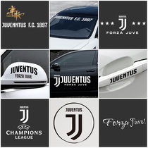 Juventus car stickers Zebra new team logo C Ronaldo side door fuel tank cap body sticker