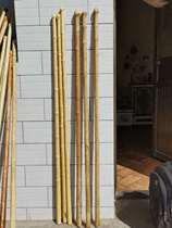 Descending Dragon Wood Six Wooden Hiking Sticks Crutches Tai Chi Stick Gun Stick Martial Arts Stick Whip Pole Exercise