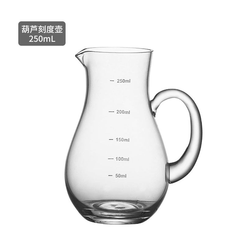 liquor dispenser with scale glass small wine cup set pouring pot measuring device red wine decanter household