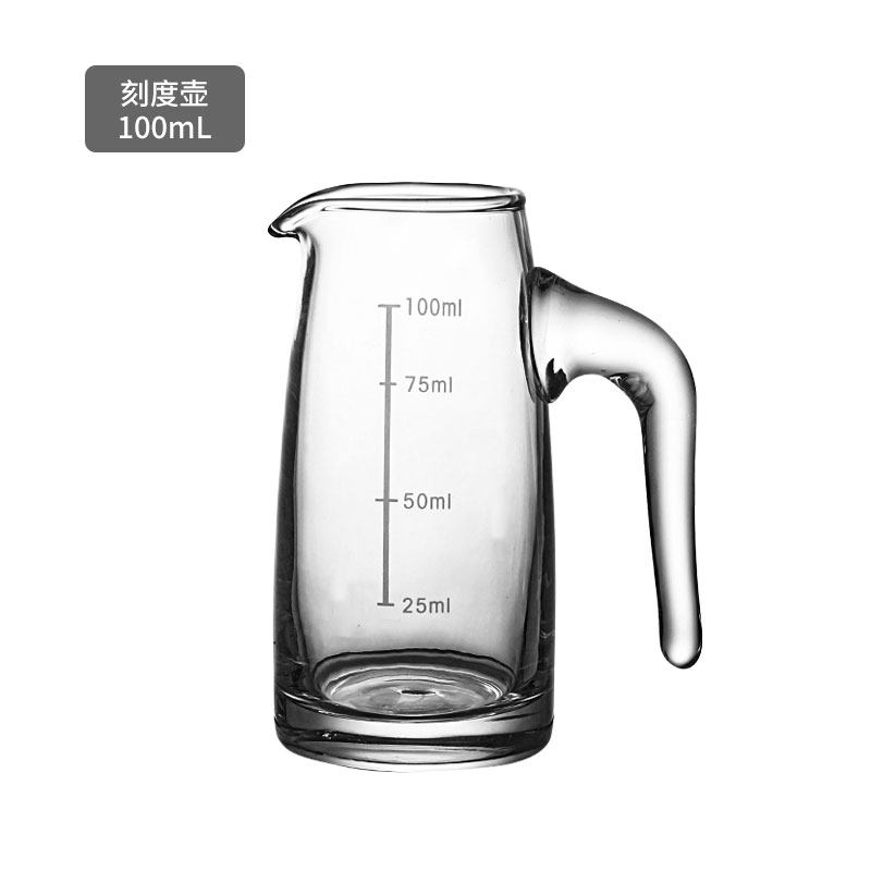 liquor dispenser with scale glass small wine cup set pouring pot measuring device red wine decanter household