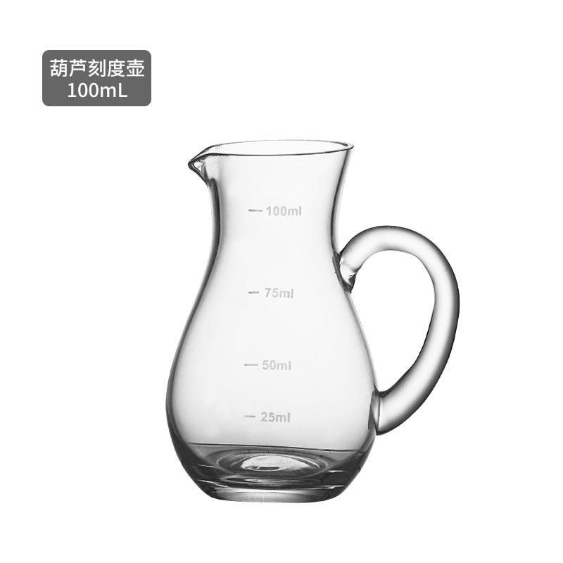 liquor dispenser with scale glass small wine cup set pouring pot measuring device red wine decanter household