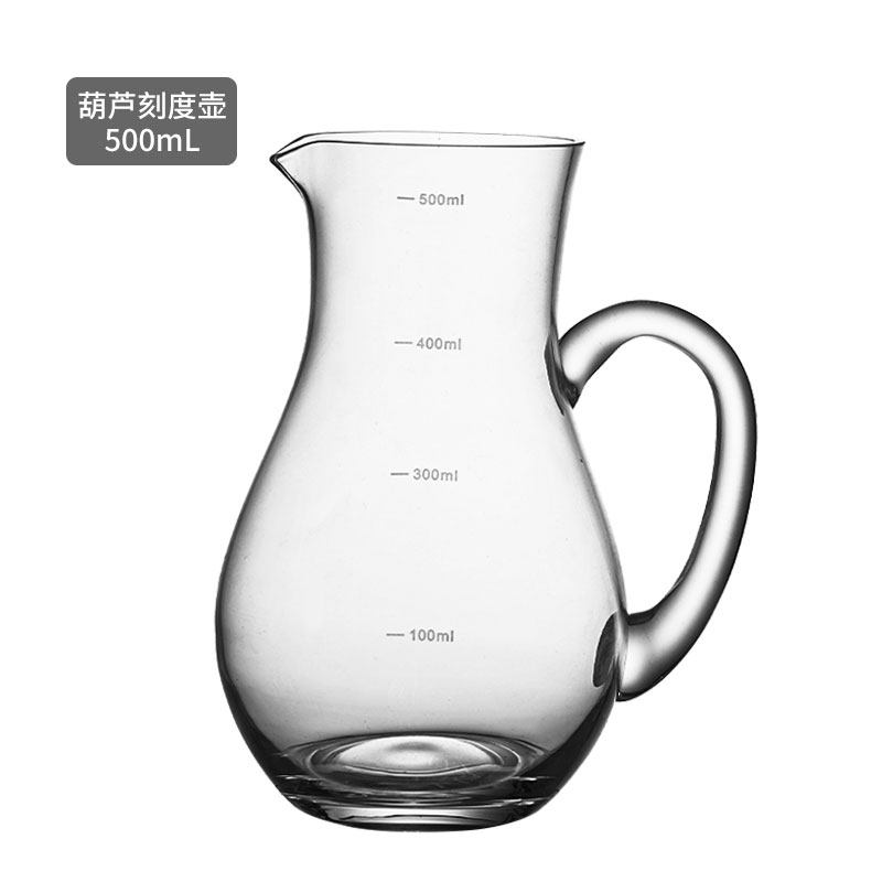 liquor dispenser with scale glass small wine cup set pouring pot measuring device red wine decanter household