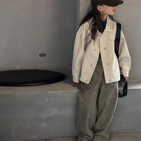 Trendy brand denim jacket children's clothing boys and girls' jackets for women z-style jackets fashionable spring and autumn casual loose retro new
Trendy brand denim jacket children's clothing boys and girls' jackets for women z-style jackets fashionable spring and autumn casual loose retro new