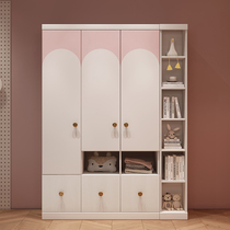 Childrens wardrobe girl princess two door three door wardrobe home bedroom large wardrobe combination wardrobe simple modern