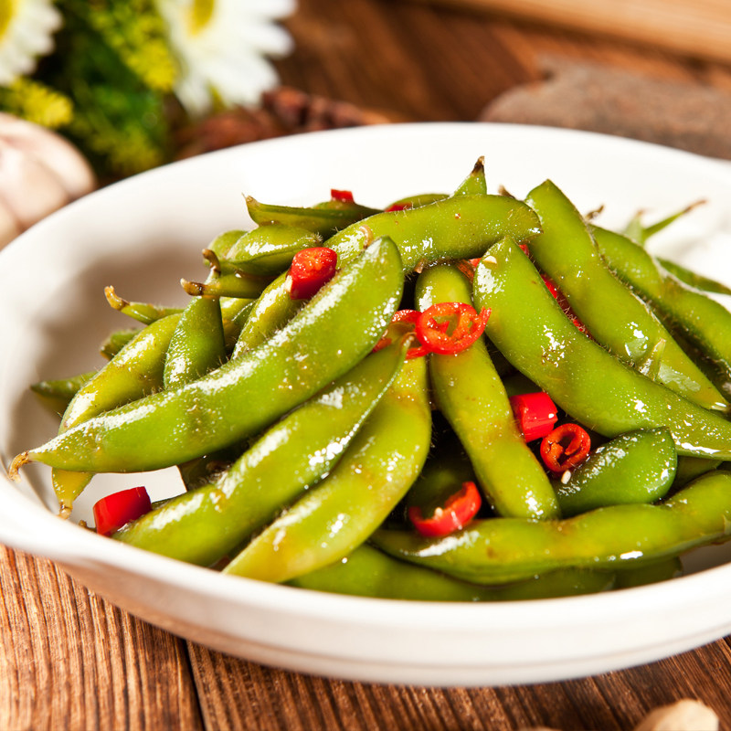 章鸭子 盒装香辣味相思毛豆麻辣味抖音零食小吃湖南特产休闲食品