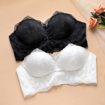 Strapless underwear women gather non-slip summer bandeau wedding dress with breast wrap beauty back bra small chest invisible bra stickers
