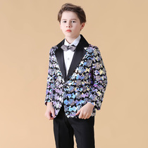 Boys' dress suit British style flower girl little suit boy birthday suit children's piano costume show Show Shadow