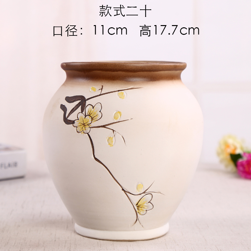 Hand - made meaty plant old running the flowerpot green plant a new ceramic vases, large vases, dry flower receptacle furnishing articles