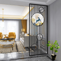 Net red iron with painting screen partition light luxury living room hollow decoration entrance porch decoration northern Europe modern can be fixed