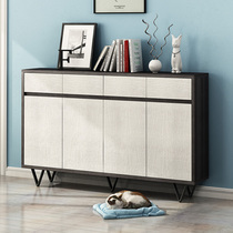 Simple modern shoe cabinet Household door large capacity foyer cabinet Locker storage cabinet Living room entrance partition cabinet