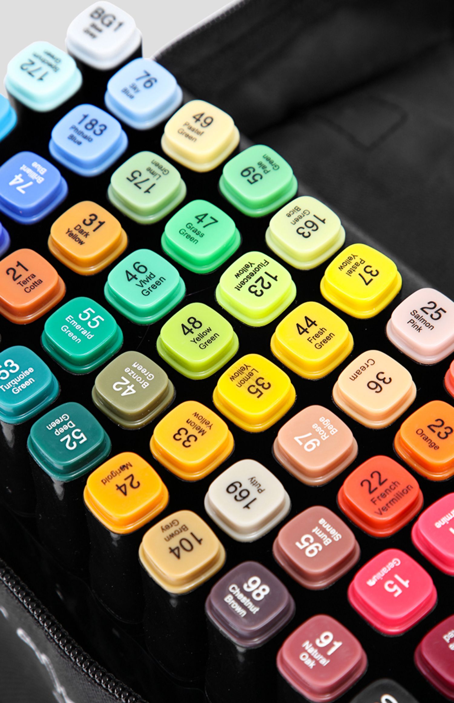 touch马克笔套装正品双头学生用手绘设计美术绘画30色动漫60色专用