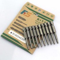 SH1 4 (6 35mm) * 50mm Hexagonal Wind Batch Head hexagonal screwdriver Head Taiwan FS Batch Head One Package Price