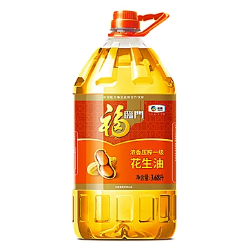 中粮福临门花生油3.68L+花生仁油300ml*6[40元优惠券]-寻折猪