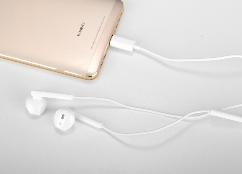 huawei/华为 cm33原装耳机type-c手机mate10 p20 pro耳塞式入耳式