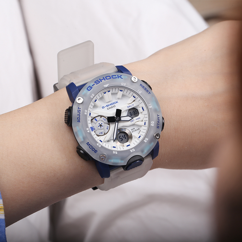 卡西欧G-SHOCK隐藏海岸夏日风格手表男GA-2000HC-7A 3A WM-1 1A2
