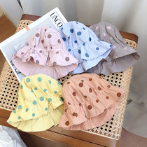 Baby hat spring thin Korean version baby sun hat fisherman hat cute princess woman wide brim sunscreen hat summer
