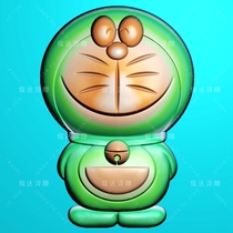 Cartoon Doraemon robot cat Jingle cat adorable version of the cat jade carved figure carved figure JDP relief figure