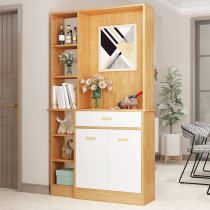 Wine cabinet rack simple modern entrance hall porch cabinet living room entrance partition cabinet screen cabinet large capacity lockers