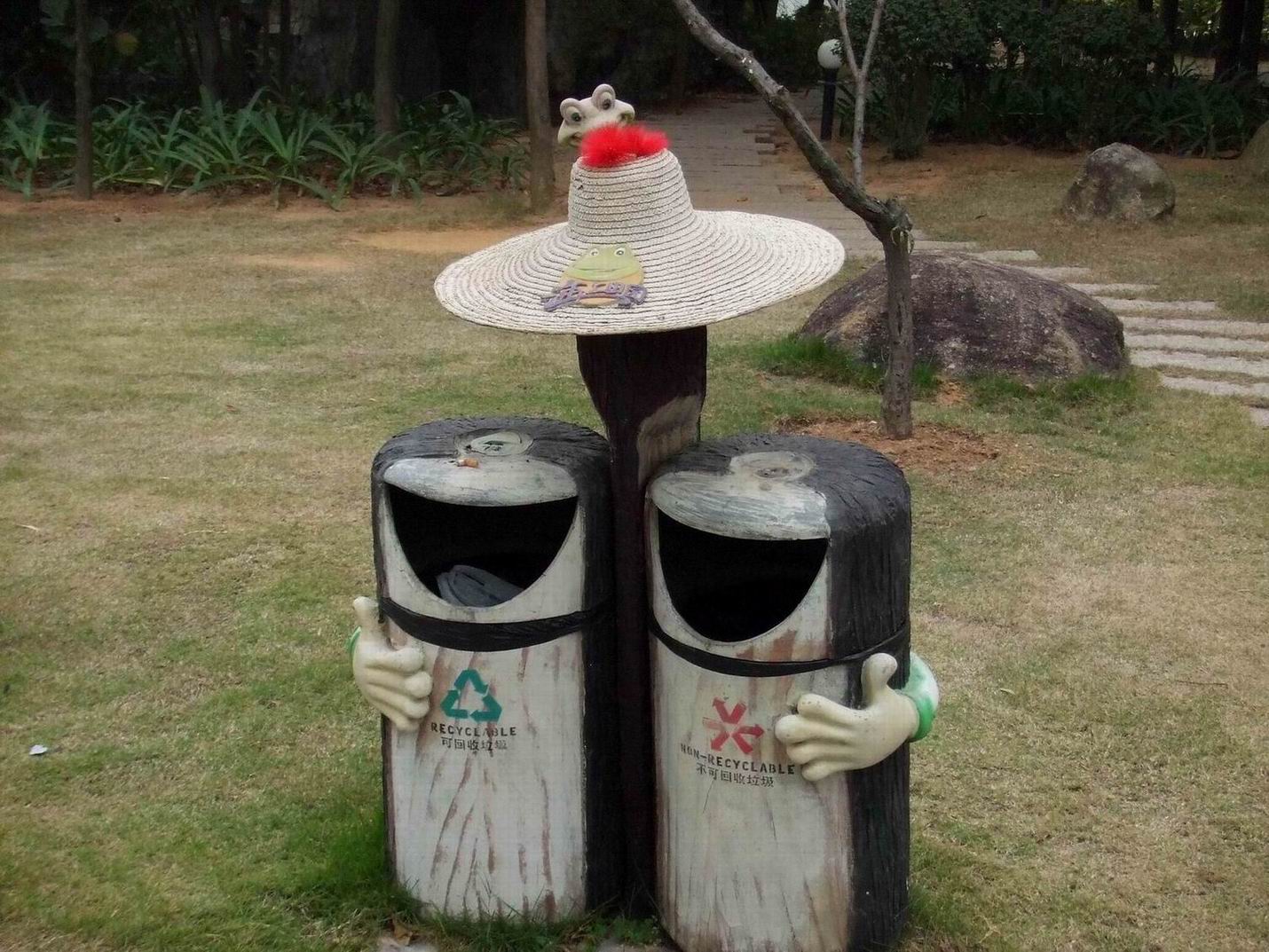 创意垃圾桶装进我们的烦恼