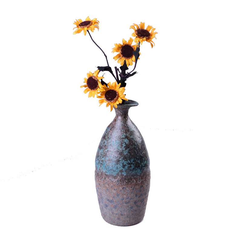 New Chinese style ceramic glaze vase creative oversized living room decoration flower arranging the container dry flower is placed a hydroponic money plant flower pot