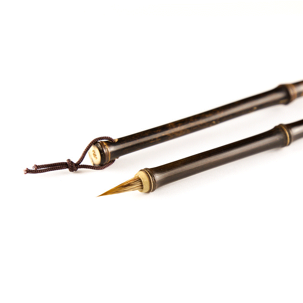 小楷毛笔单支狼毫 心经抄经笔 灵飞经文征明钟繇书法 周三颂紫龙_不