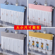 Heating sheet cover New cloth art minimalist for home shielded dust cover old cast iron anti-smoked black decorative curtain full package