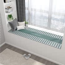 Nordic Light Lavish PU Leather Thickened Floating Window Mat Four Seasons Tatami Balcony Mat Outdoor Yoga Mat Sunscreen Waterproof