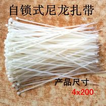 Electric car motorcycle accessories lock belt tie tie tie belt tie wire tie white black nylon cable tie