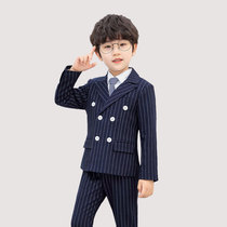 Children's suit men's suit suits Boys model catwalk little boy flower boy little host piano performance dress