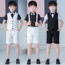 Boys' suit suit Boys' middle school boys host walk show backpants dress children's suit flower children's dress