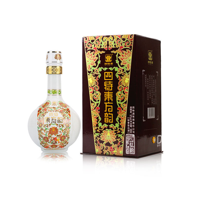 四特东方韵弘韵52度500ml2瓶礼盒特香型白酒酒厂自营