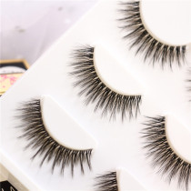 13魅丽悦3D长款透明宽硬梗中间加长放大自然浓密仿真网红假睫毛