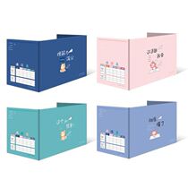 Primary School students eat lunch anti-droplet isolation board table partition baffle simple universal