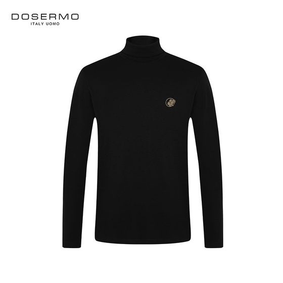 DOSERMO Dan Seymour men's clothing autumn and winter trend British middle collar inner long-sleeved cardigan men 061043177
DOSERMO Dan Seymour men's clothing autumn and winter trend British middle collar inner long-sleeved cardigan men 061043177