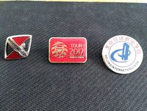 BORGWARO BADGE-EMPTY transparent paint badge 2017TOUR MICRO chapter Beijing Network Vocational College