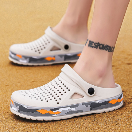 帛步 Slide, summer slippers, trend beach footwear platform, Korean style