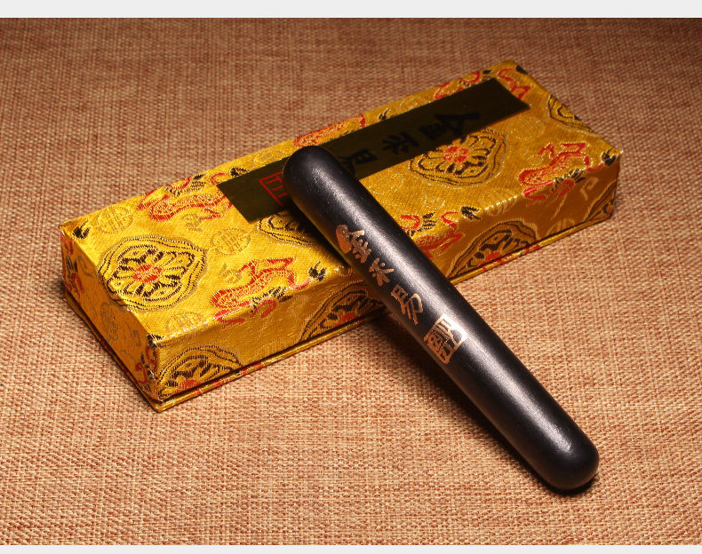 徽墨老胡开文松烟油烟墨条研墨棒墨锭学生墨块文房四宝砚台用墨条研墨