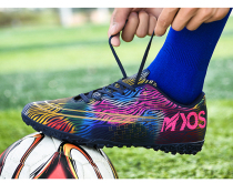 New Adult Football Shoes Mens Broken Nails Training Shoes Ag Nails Artificial Meadow Students Women Sports Abrasion Resistant Children Sneakers