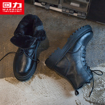 Pull back Martin boots womens winter plus velvet thick British style 2022 thin new short-tube winter short boots all-match boots