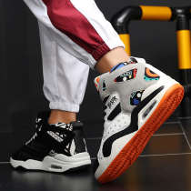 aj high help shoes men sports casual shoes mandarin pair Korean version trendy shoes men 100 hitch lovers basketball putian mens shoes