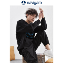 Navigare Italian sailing boat man hooded sweater new loose hoodie in autumn 2022