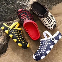 Cave shoes big head Shoes summer dual use non-slip soft sole slippers mens tide 2021 New wear sandals personality sandals