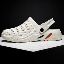 Slippers mens summer Korean Leisure outdoor wear Net red sandals personalized driving sandals beach hole shoes