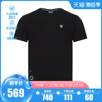 EMPORIO ARMANI EA7 Amari Mens cotton quality round collar short sleeve T-shirt 3GPT72 PJP6Z