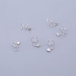 925 sterling silver love spring earrings female cute star rotor rotor earrings double -layer Hong Kong style versatile earrings 925 sterling silver love spring earrings female cute star rotor rotor earrings double -layer Hong Kong style versatile earrings