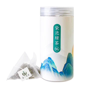 武当道茶！云雾浓香绿茶罐装袋泡茶42g[1元优惠券]-寻折猪