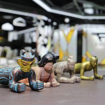 Ultra-activated flat support blind box Three Stars Terracotta Terracotta Warriors of the Archaeological Hands of the Figurines Petty Doll Gift
