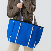 Vacation cloth bag Lightweight beach bag personality rope shoulder strap tote bag shoulder bag simple commuter womens bag small