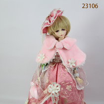 bjd sd doll clothes four points three points pink dress European style court dress light purple baby clothes 23106