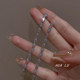 Hualu-Twilight Sparkling ~ Long Tassel Flash Diamond 고급 고급스러운 기질 INS 콜드 스타일 귀걸이 귀 클립 Hualu-Twilight Sparkling ~ Long Tassel Flash Diamond 고급 고급스러운 기질 INS 콜드 스타일 귀걸이 귀 클립